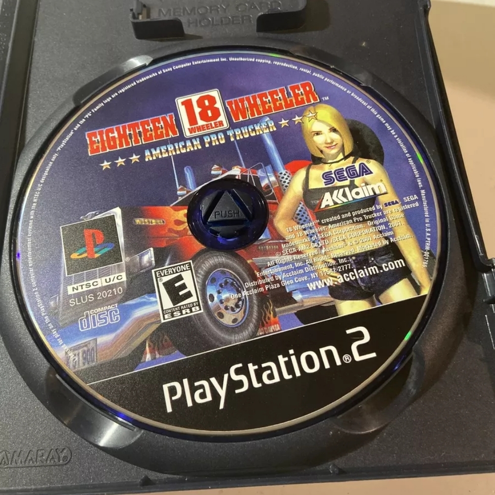 PS2 Eighteen 18 Wheeler American pro trucker w/ manual excellent use condition - Picture 2 of 3